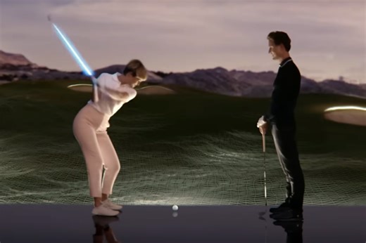 Saudi Crown Prince MBS funding futuristic new golf resort where the golf clubs look like lightsabers