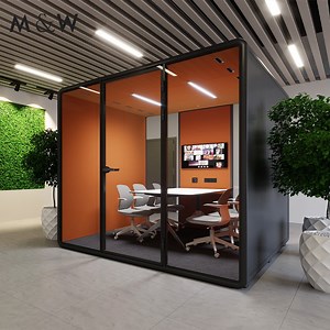 [Hot Item] M&W Public Area Modular Meeting Booth Waiting Private Acoustic Office Pods