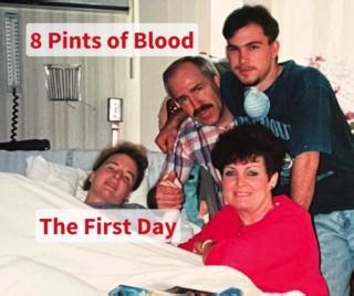 She needed so much blood! The marrow biopsy showed Aplastic Anemia. Though her treatment was rough, Kami came through, though she escaped the hospital briefly to get married! Read Kami's story here: https://www.aamds.org/patient-chronicles/kami-murphy | Aplastic Anemia and MDS International Foundation