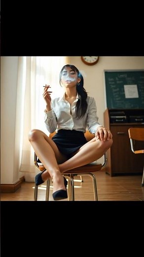 Beautiful Smoking Asian Teachers (AI Generated) #beautiful ##smokingvideo #kpop #teacher #blackpink
