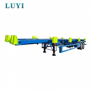 [Hot Item] Factory Price Linked Skeletal Container Chassis Trailer Container Chassis Truck Semi Trailer