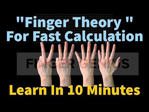 Maths | Finger Maths In Minutes | MATH TRICKS | Mental Maths | How To Teach Finger Maths