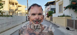Rolf Buchholz: Στην Κρήτη για διακοπές ο άνθρωπος με τις περισσότερες σωματικές τροποποιήσεις στον κόσμο