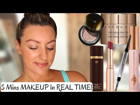 THE EASIEST 5 MINUTE MAKEUP EVER!! Mature Skin Friendly!