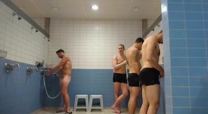 Getting a little stiff in the swimming pool showers ðŸ†