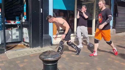 8K views · 88 reactions | Preston City Wrestling held an outdoor wrestling show on the Flag Market, thrilling spectators with a colourful display of strength and aerial acrobatics. Full story in the comments  | Lancashire Post | Facebook