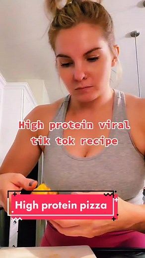 This was actually a success! Definitely hit the spot while still hitting my macros. I couldn't finish it #highprotein #pizzanight #proteinmeals #takeaNAIRbreak