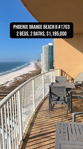 Phoenix Orange Beach II #1703 - 2 Bed | 2 Bath 1,496 Sq Ft. Gulf-front views rental potential make this a perfect condo to enjoy with friends and family! Offered at $1,195,000. Call for details or a private showing. 251-981-6180 #sales #realestate #condo #orangebeach | Brett Robinson Real Estate Sales