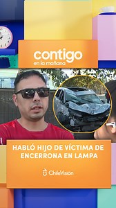 👉 “Tiene lesiones en su cabeza, su cara y dos insiciones con puntos”. Una violenta encerrona ocurrió en Lampa, dejando el vehículo en precarias condiciones además de haber impactado contra un negocio en Qulicura. El hijo de la víctima comentó que el asalto fue llevado por cuatro delincuentes menores, quienes rompieron el vidrio y bajaron a su padre con golpes en la cabeza. #ContigoCHV 📲 | Chilevisión