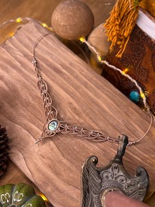 Handmade Micro-macrame Necklace With Natural Labradorite Stone - Macrame - Hippie Necklace - Boho Necklace - Psytrance Necklace - Zen - Etsy Australia