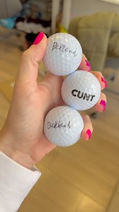 Cute golf gifts! Shop at www.bantercards.com/golfballs | Banter Cards