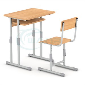 [Hot Item] Student Desk Chair Classroom Furniture Adjustable Height School Desk Chair School Tables