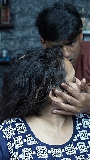 Best Relaxing ASMR Head Massage With Neck Cracking For Women #reels #neckcrack #women #massage | Home ASMR clinic