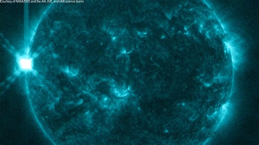 The Sun Emits X5.0 Class Solar Flare | NASA's Solar Dynamics Observatory FriendsofNASA.org: The Sun emitted a X5.0 class solar flare on December 31, 2023, peaking at 21:55 UTC. Solar flares are sudden explosions of energy in the Sun’s atmosphere that can release a lot of radiation into space. X-class denotes the most intense flares, while the number provides more information about its strength. Learn more about solar flares: https://blogs.nasa.gov/solarcycle25/2022/06/10/solar-flares-faqs/ Video