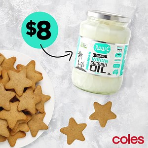 *COCONUT OIL ON SALE* 🥥 Perfect for Christmas baking, our 700ml Organic Virgin Coconut Oil is only $8 at Coles for 2 weeks! 🥥 Offer ends midnight Tuesday 24th December, 2019. #rawsome | Natural Raw C