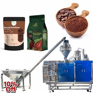 [Hot Item] Food Grade Automatic Instant Coffee Powder Doypack Bag Packaging Machine Cocoa Chocolate Powder Pouch Filling Packing Machine