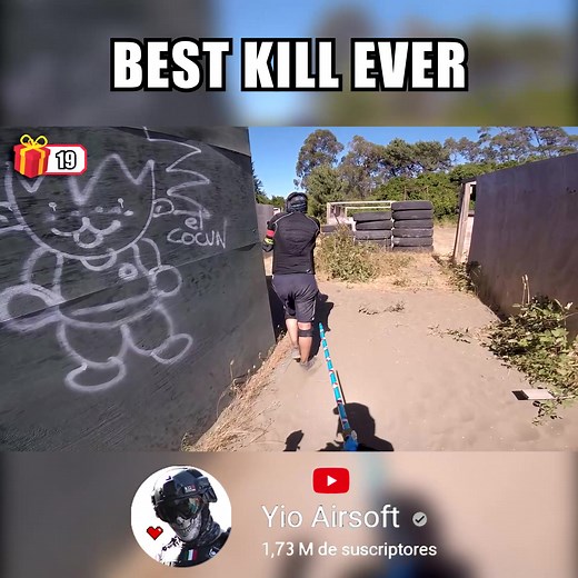 best melee kill ▬ #yioairsoft #fail #remate #melee