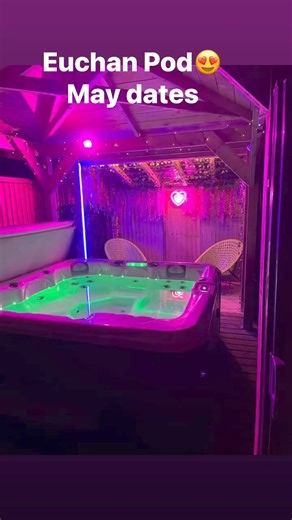 3.2K views | Euchan pod Glamping pod with hot tub, Bluetooth sound. Upcoming available dates 30th April 1st 2nd 12th 15th 16th 20th 28th May To book visit www.sunnysidelodges.com | Sunnyside Lodges -Scotland, With Luxury Hot Tubs | Facebook