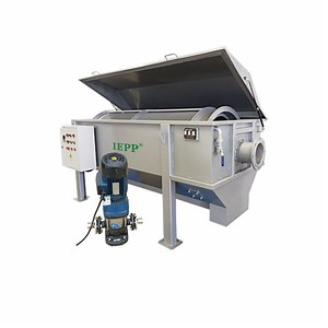 [Hot Item] Factory Wwtp Rotary Drum Screen Filter Effluent Filtration Equipment STP Wastewater Purification Machine