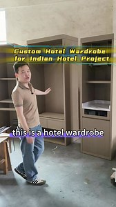 Custom Hotel Wardrobe for Indian Project #wardrobe #hotelwardrobe #customhotelwardrobe | Shangdian Hotel Furniture Manufacturing Co.,Ltd