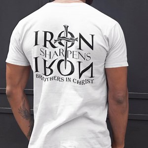Iron Sharpen Iron Graphic Tee, Christian Shirts for Men, Men Christian Shirt, Christian Clothing, Men Christian Sweatshirt - Etsy