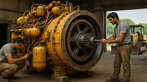 This Caterpillar Was Almost Scrap – the Transmission Get Fully Restored | Restoration PK