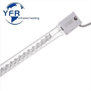 [Hot Item] Infrared Halogen Heating Quartz Tube Bulb Emitter Heater Element Replacement 14103z/98 2000W 235V Sk15 355mm Lamp for Heating