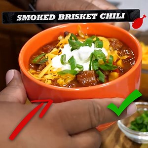 Delicious & Homemade Smoked Brisket Chili | Smokin' and Grillin' with AB