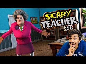 Playing Scary Teacher 3D | Sneaked In Her House🤫