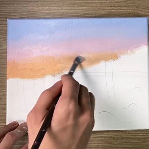 Acrylic Painting winter landscape ❄️ #art #acrylicpainting | Correa Art