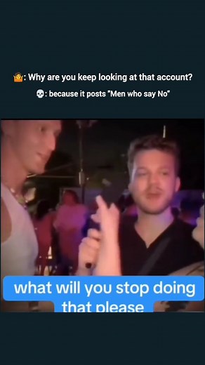 Men Who Say No on Instagram