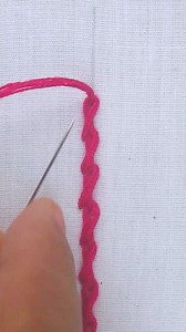 22K views · 537 reactions | Twisted Chain Stitch embroidery Tutorial! #reels #fbreels #viral #tricks #trending #reelsfb #easy #viralreels #cute #embroidery #stitch #satisfying #hand #content #border | RozaBird | Facebook