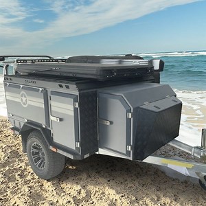 [Hot Item] Mobile Mini Offroad Folding Pop-up Camper Wheel Camper Trailer 4X4