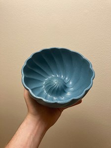 Bennington Potters Vermont Medium Sized Blue Swirl Bowl 2904 - Etsy Canada