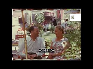 1950s French Riviera, Restaurants & Cafes, Home Movies, 16mm