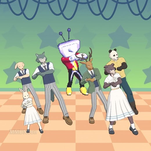 And Now For Today’s Sponsors…! | Beastars Animation YouTube: https://youtube.com/shorts/mmnNsLxFgNM Models/Stage: MMDNeon (me) Animation: Mixamo GIF: Lubbafromsmg2 Music: Deltarune Chapter 3 - And Now For Today’s Sponsors…! #beastars #animation | MMDNeon