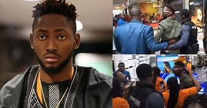 #BBNaija: Fans go wild as Miracle storms shopping mall in Lagos (video)