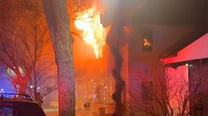 3 injured, including firefighter, during fire in downtown Falmouth