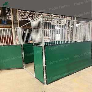 [Hot Item] Cheap Outdoor Roof Barns Fence Customized Portable Horse Box Stable Stalls
