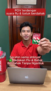 Kalo flu dan batuk, serahin sama bodrex Flu & Batuk yang ahilnya redakan flu & batuk tanpa ngantuk! #flubatuk #terusmenangkanharimu #bodrexFlu&Batuk | bodrex
