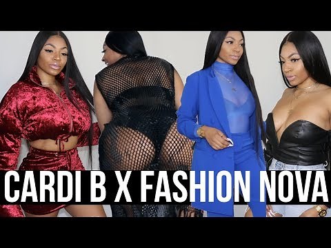 CARDI B X FASHION NOVA Try On HAUL ( SUS THE REAL TEA IS....)