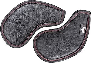 Craftsman Golf Embossed No. Black Cyan Golf Club Iron Headcovers Set for Ping Callaway Mizuno Taylomade Etc.