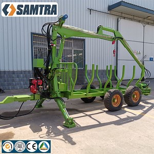 [Hot Item] Forest Equipment Log Loader Trailer, Timber Crane, Wood Grab CE