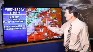 A cool front pushing through the region will bring a chance of some showers and thundershowers tonight into the overnight. Hutch VNL has the latest. | Hutch Johnson - Chief Meteorologist