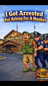 541K views · 14K reactions |  “I Got Arrested for Asking for a Hooker” Sometimes you’re just lookin’ for fishing gear… and end up in handcuffs.  This one’s for anyone who’s ever learned the hard way that words matter. #ThePunShop #ComedySong #FunnyCountry #FishingFail #Misunderstanding #BassProProblems #PunShopMusic #NewMusic #ComedyMusic #CountryComedy #comedy #bassproshops #countrymusic #CountryLiving #countrylife | The Pun Shop | Facebook