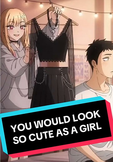 Girlfriend Turns Boyfriend into Cute Goth Girl. #mtf #transgirl #trans #crossdress