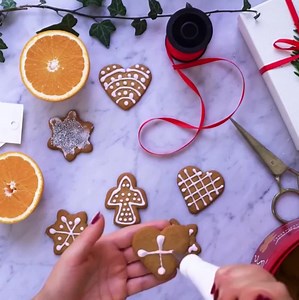 Swedish Gingerbread Cookies, Christmas Fika Gift - Etsy