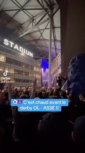 🚨⚽️ Ambiance de folie avant le derby Lyon-Saint-Etienne ce dimanche ! Le choc OL/ASSE c’est ce soir au Groupama Stadium ! #ol #olympiquelyonnais #lyon #football #ligue1 #asse | Actu Lyon