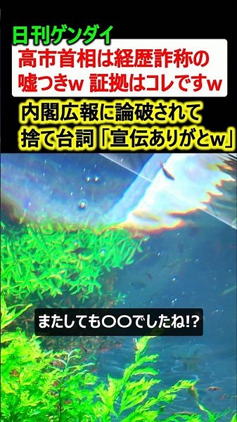 【炎上】日刊ゲンダイ「高市首相は経歴詐称、証拠はコレ」→内閣府に論破されて捨て台詞