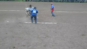 Todd Tramp, Janet Stange and Tom Dooley in Wild Drag Race | NSGRA - North Star Gay Rodeo Association